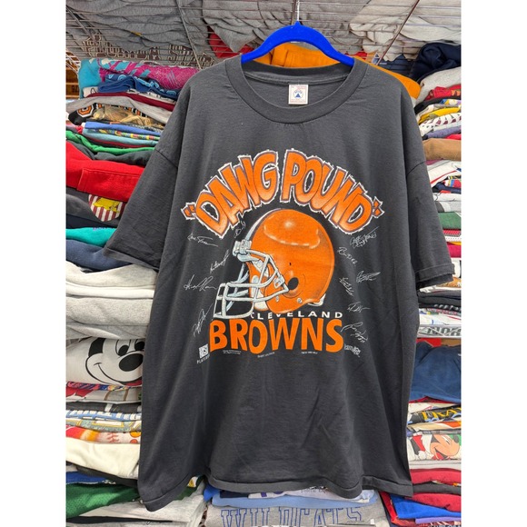 Delta Other - Vintage 1995 Cleveland Browns Dawg Pound TShirt XL Delta Single Stitch NFL Black